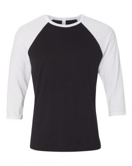 BELLA + CANVAS-Unisex Three-Quarter Sleeve Baseball Tee-3200